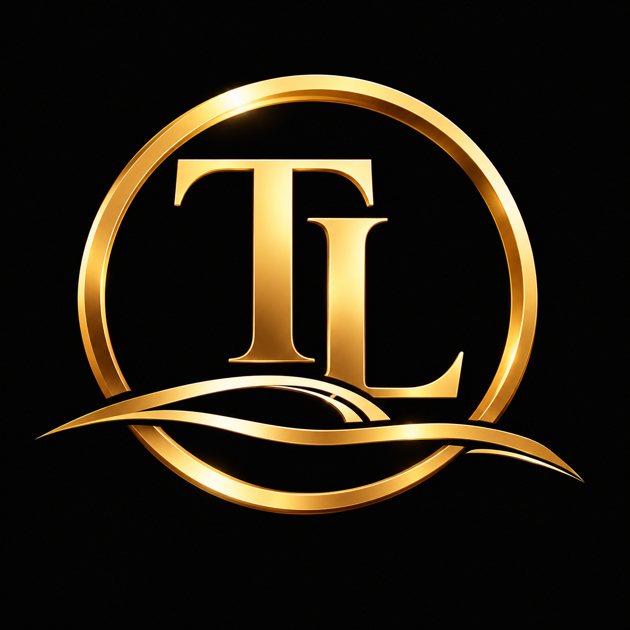 Logo TL doré